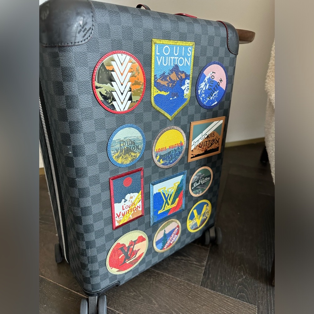 Louis Vuitton Luggage with Alps Patches Limited Edition